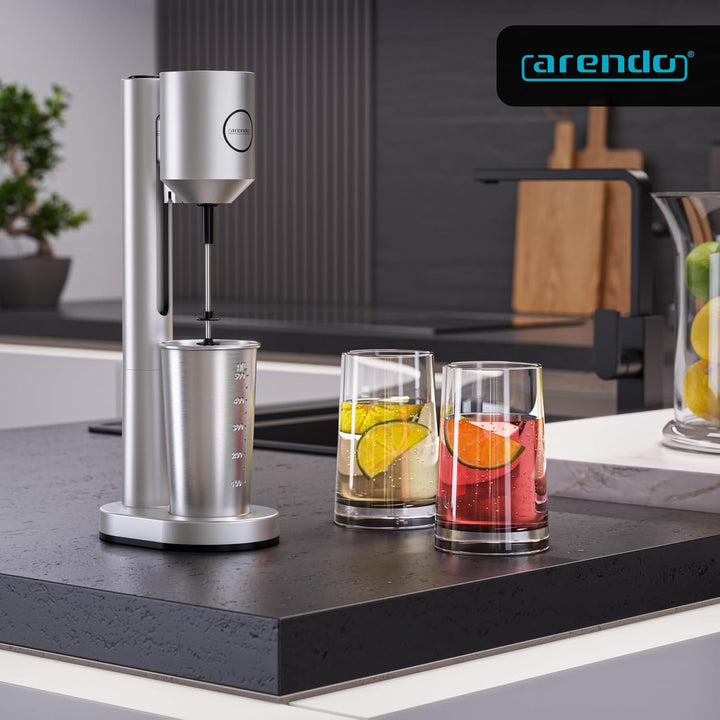 Arendo - Drink Mixer - Eiweiss Shaker - Getränkemixer - elektrischer Standmixer - 500 ml Becher - 22