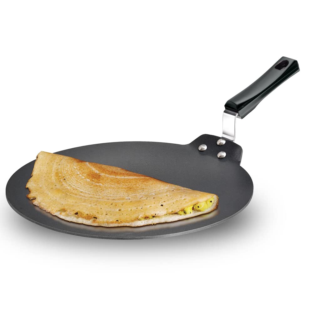 HAWKINS Futura Dosa Tava Grillplatte, antihaftbeschichtet, 27,9 cm, Schwarz 11-inch, 11-inch