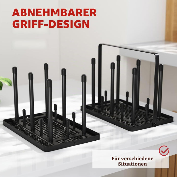 Rainsworth Flaschenhalter für Duo und handelsübliche Wasser- und Babyflaschen, Abtropfgitter für 6 F