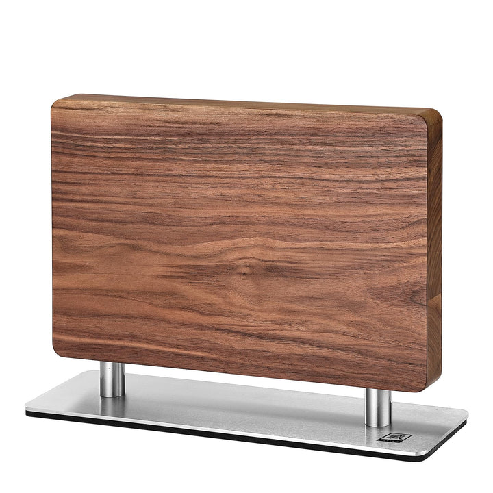 zayiko Premium Doppelseitiger Magnet-Messerhalter aus Walnussholz I Elegante Aufbewahrung für Ihre K