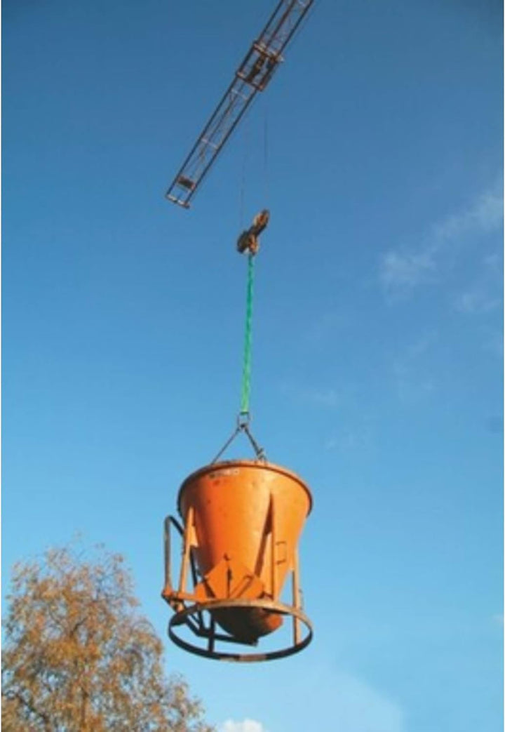 Kerbl 37626 Hebeband, Tragfähigkeit 2t / 4t, 2-lagig, 6 m, 6 cm breit, 6 m, 6 cm breit