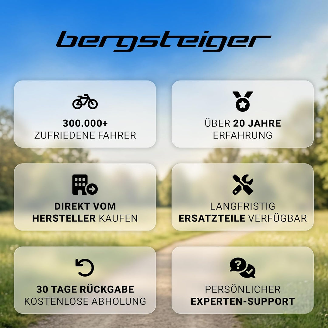 Bergsteiger Makalu 26 Zoll Mountainbike Aluminium, geeignet ab 150 cm, Scheibenbremse, Shimano 21 Ga