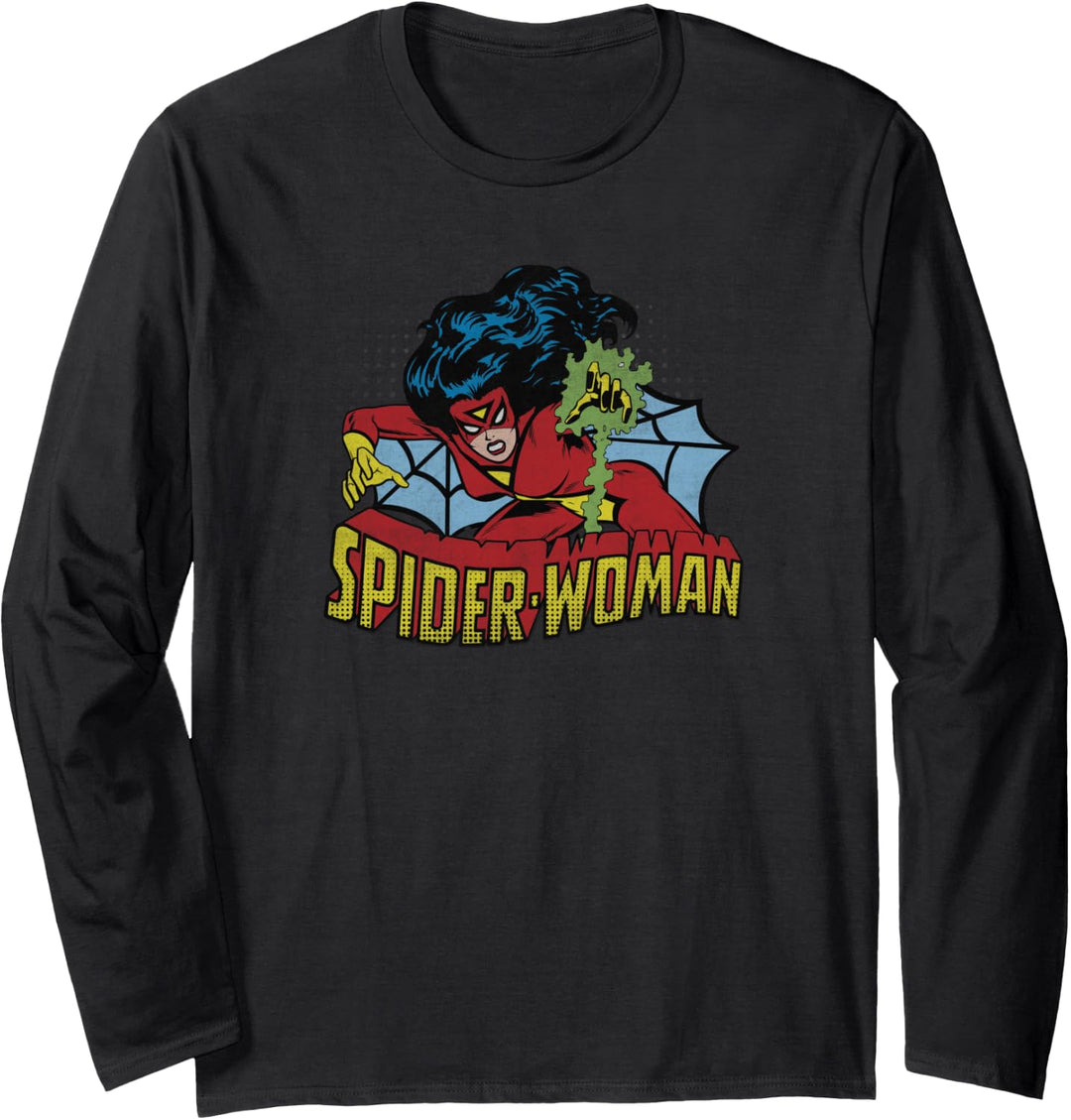 Marvel Spider-Woman Venom Blasts Langarmshirt