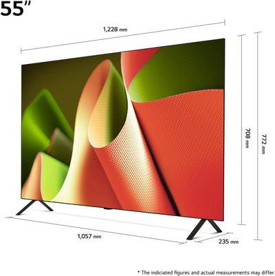 LG OLED55B4ELA TV 139 cm (55 Zoll) OLED Fernseher (α8 4K AI-Prozessor, webOS 24, Dolby Vision, bis z