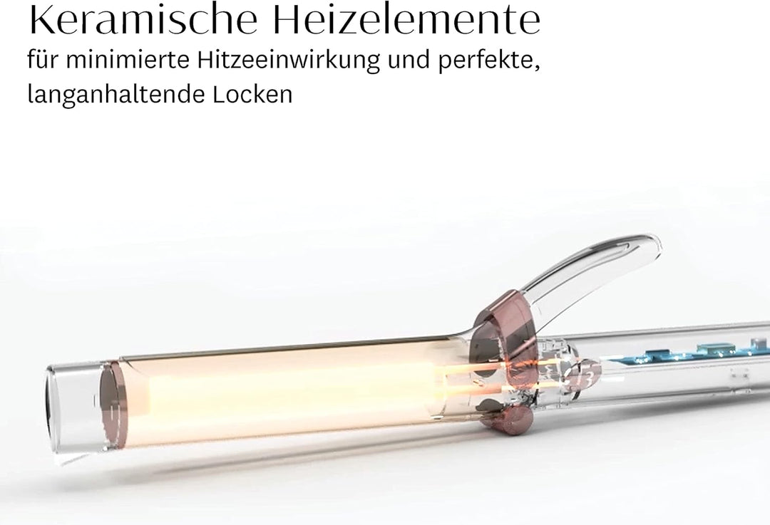 T3 SinglePass Curl – Professioneller Lockenstab – Langer Locken- und Stylingstab aus spezieller Kera