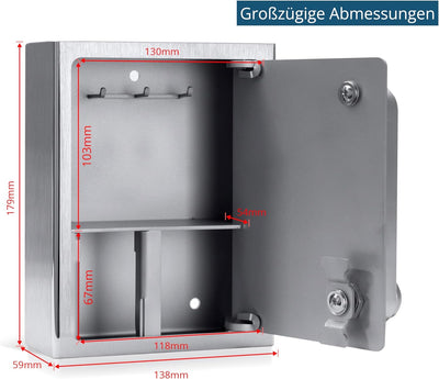 masunt Schlüsselsafe 1140 E Code | innovative Online-Codevergabe aus der Ferne | elektronischer Schl