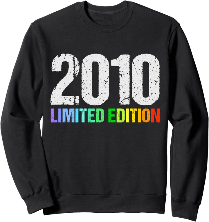 14. Geburtstag Junge Mädchen 14 Jahre 2010 Lustig Geschenk Sweatshirt
