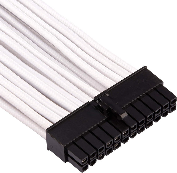Corsair Premium Sleeved Netzteil Starter-Kabel-Set Typ4 (Generation 4-Serie) Weiss Starter-Set Weiss
