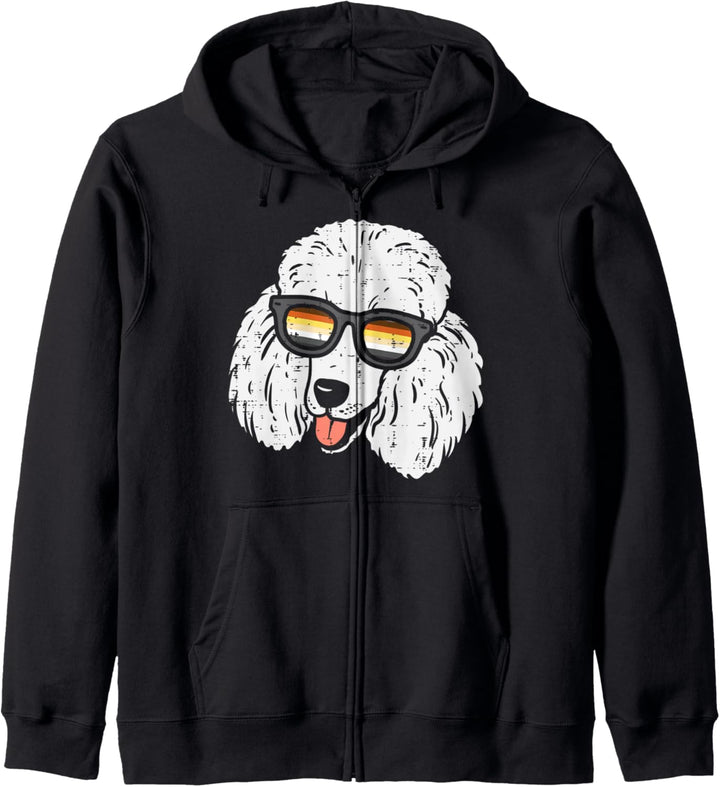 Poodle Dog LGBTQ Gay Bear Flag Gay Pride Men Dog Lover Men Kapuzenjacke