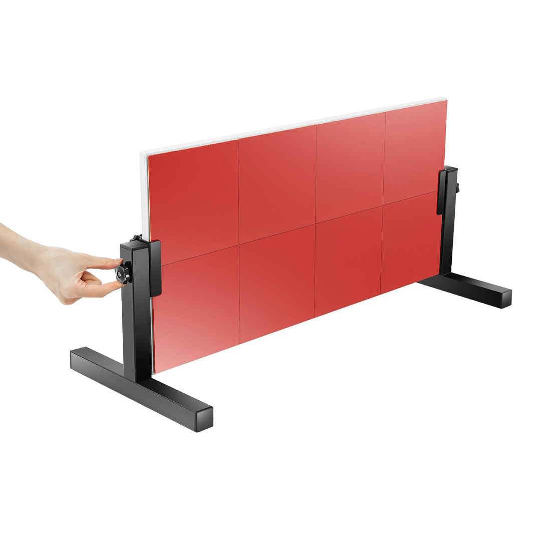 MINRS Tischtennis Rebound Board Tischtennis Rückschlagbrett, mit 8 Bretter Gummis, 360°-Winkelverste