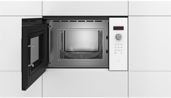 Bosch BFL523MW1F, Serie 4, Mikrowelle, Einbaugerät, Weiss