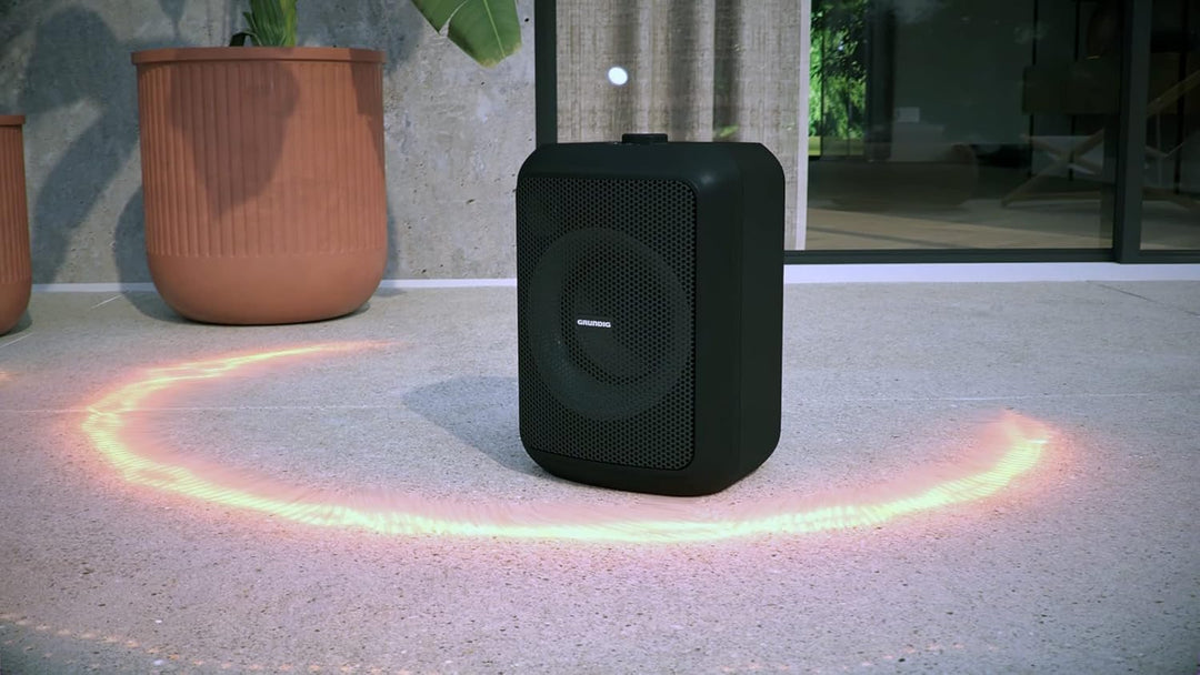 Grundig Party Hit Bluetooth Lautsprecher, Soundbox, 90 W, Bluetooth 5.0, bis zu 10 m Reichweite, RGB