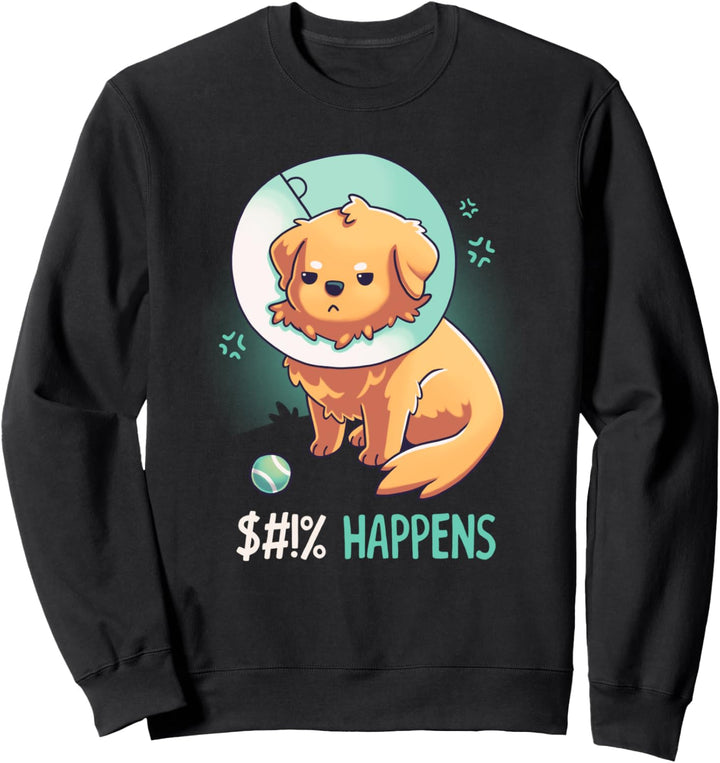 $#!% Happens Golden Retriever - Hunde, Kegel der Schande Sweatshirt