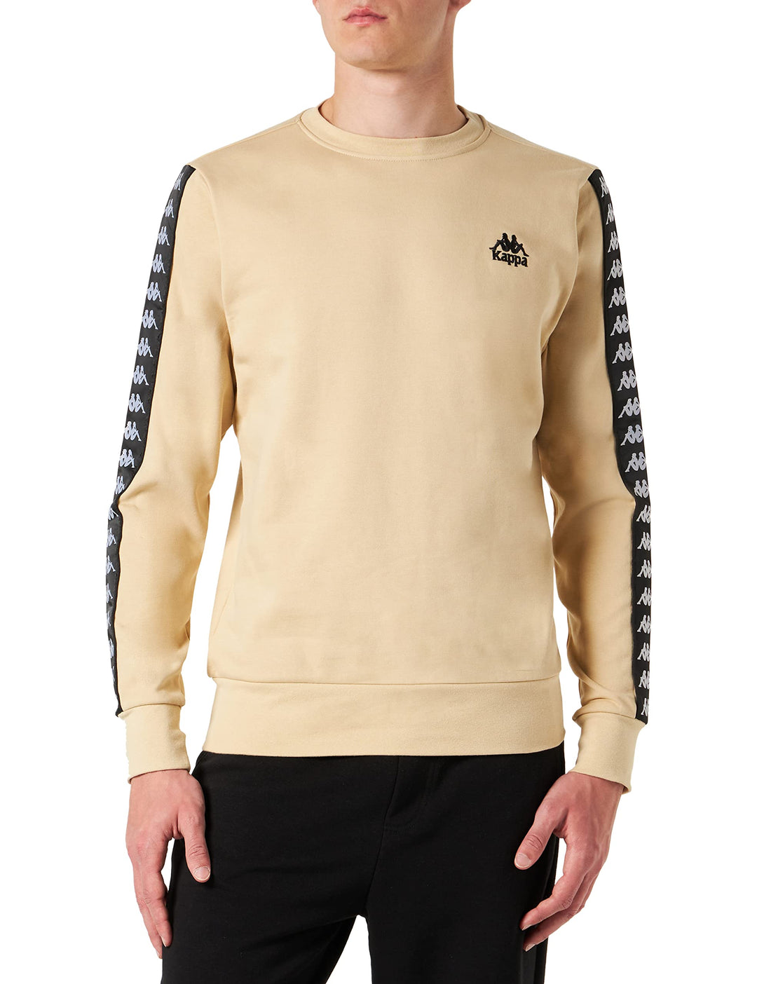 Kappa Herren Men, Regular Fit Sweatshirt L Brown Rice, L Brown Rice