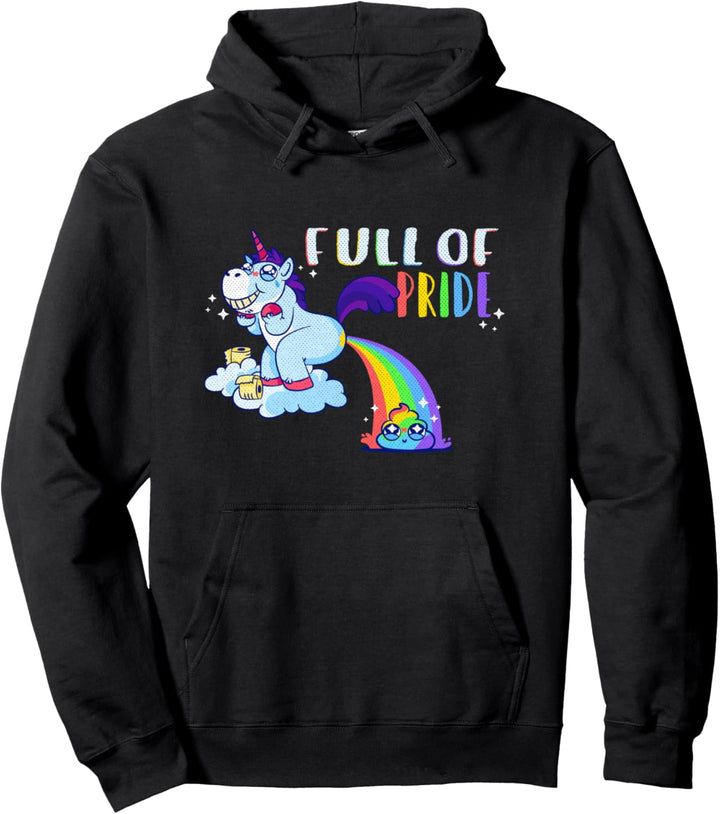 LGBTQ Stolz Regenbogen Einhorn Pullover Hoodie