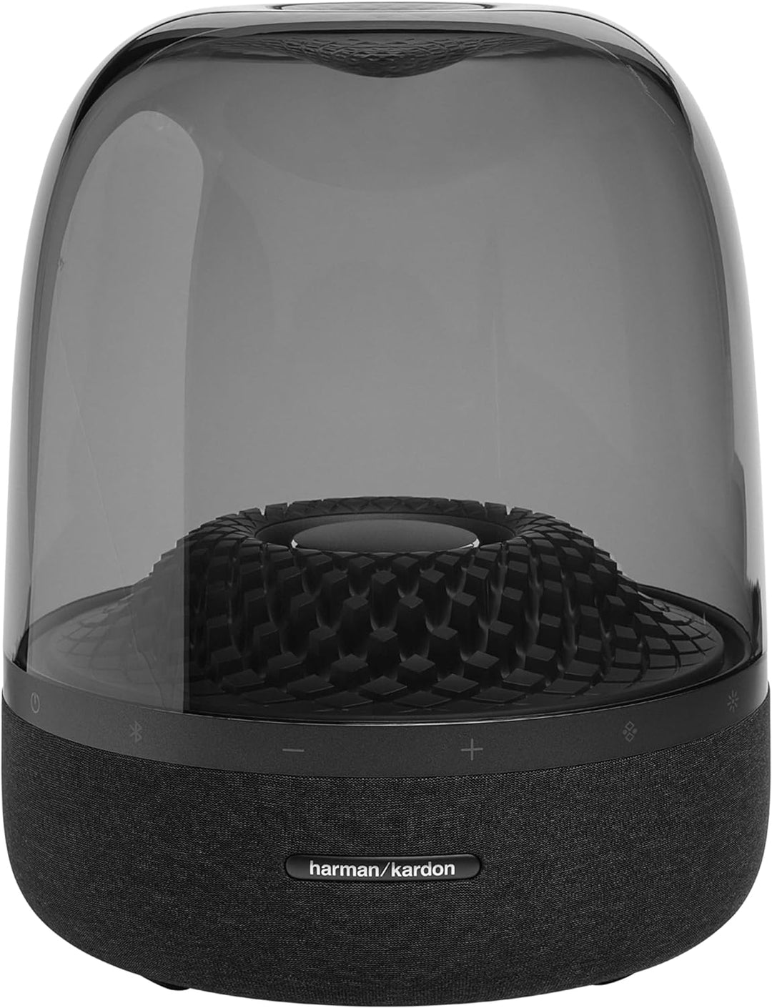 Harman Kardon Aura Bluetooth Box in Schwarz – Tragbarer Bluetooth Lautsprecher mit 360-Grad-Klang