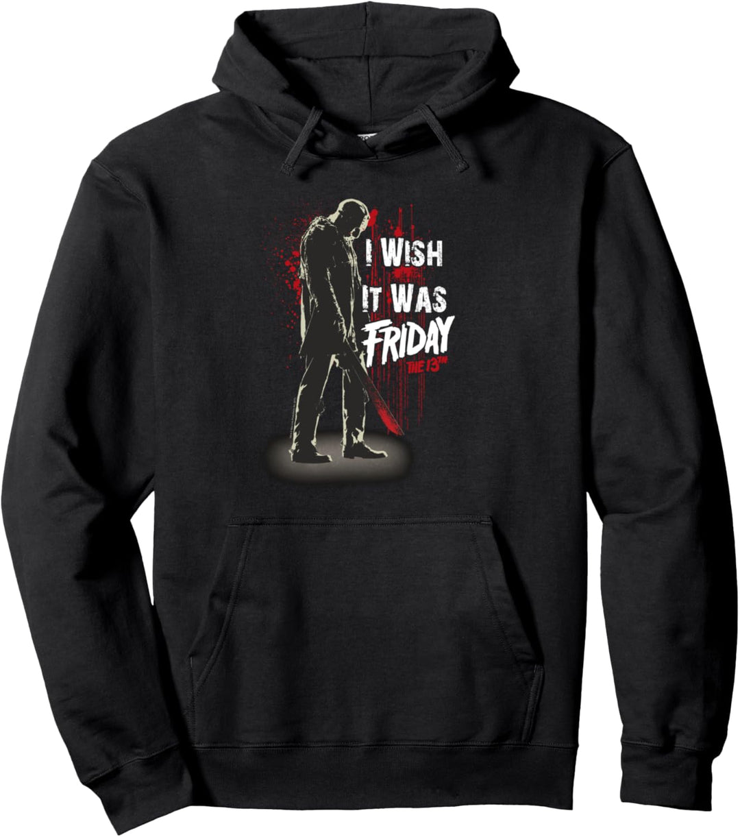 Friday The 13th Jason I Wish it Was Friday Pullover Hoodie