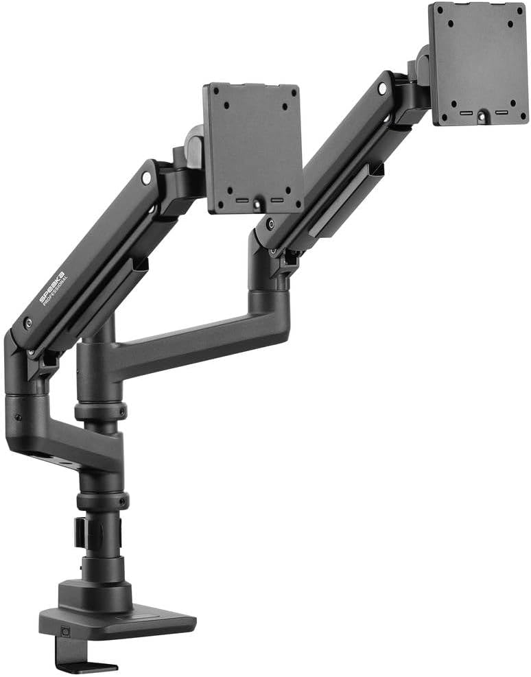 SpeaKa Professional SP-MM-980 Monitorhalterung 2 Display(s) 43,2 cm (17) - 124,5 cm (49) Schwarz Höh