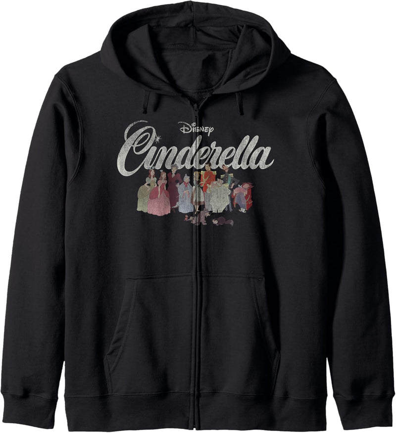 Disney Cinderella Group Shot Title Logo C1 Kapuzenjacke