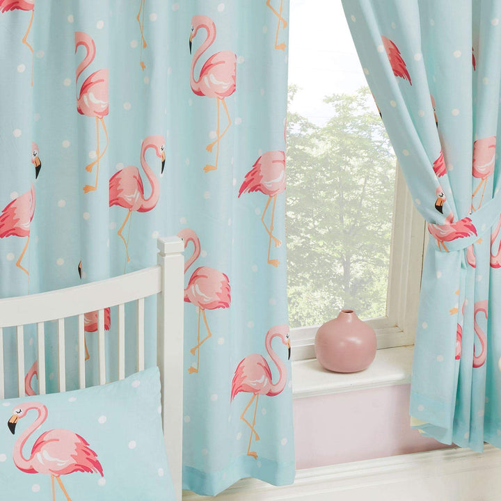Pricerighthome Fifi Flamingo Lined Vorhänge 66 "x 72" (168 cm x 183 cm)