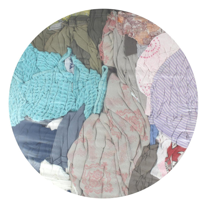 Kattun-Putzlappen dunkelbunt | Poliertrikot | 10 kg Sack | besonders saugfähig | fusselarm |gewasche
