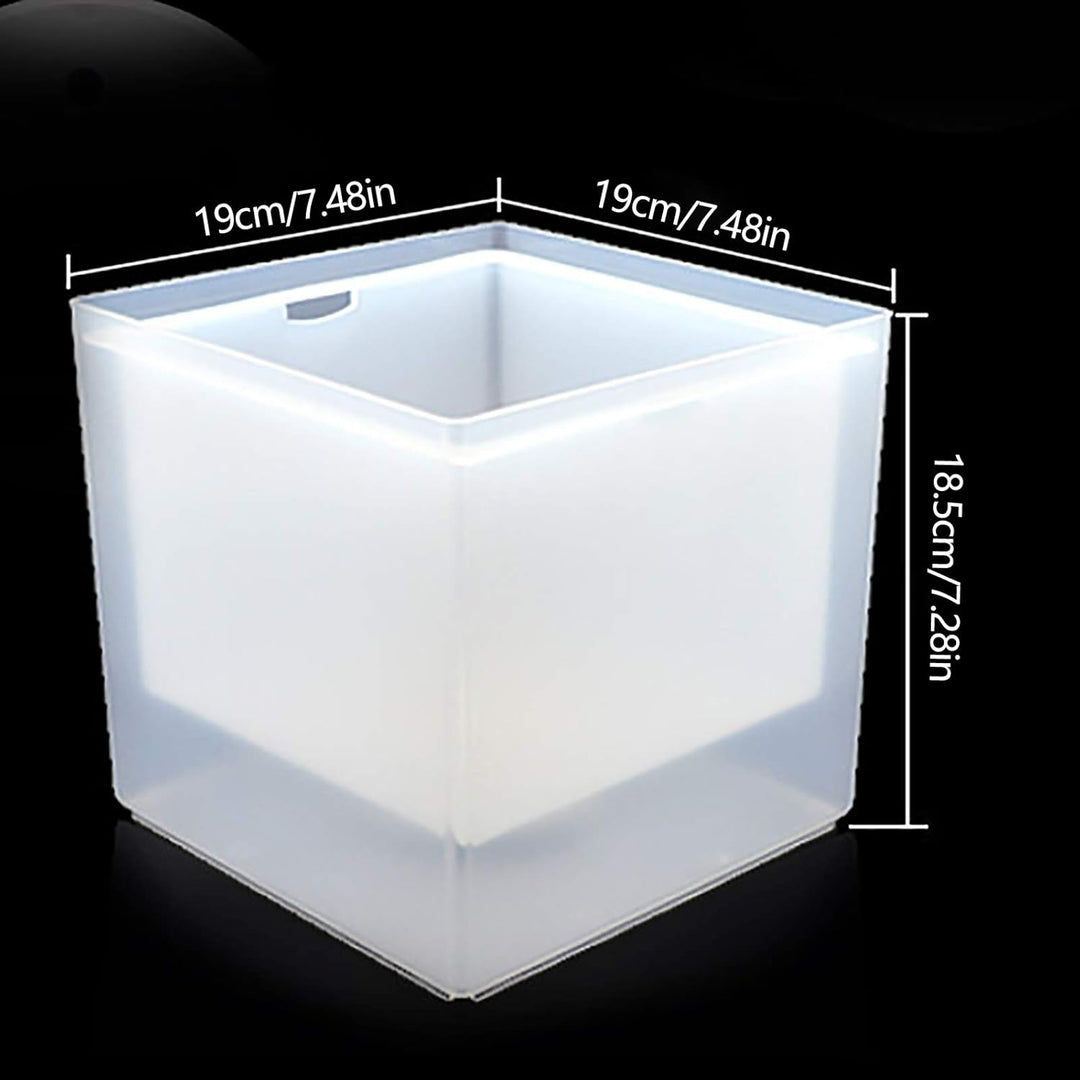 MINRS LED EisküBel, Ice Bucket 3.5L mit Farbwechsel Wein- & Sektkühler Eiswürfeleimer Sektkühler Fla
