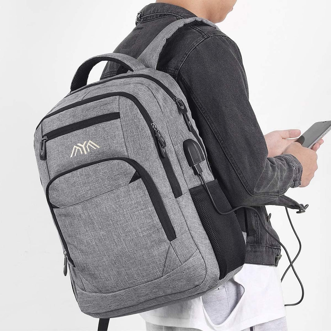 Schulrucksack Jungen Mädchen Teenager, Rucksack Schule Laptop Rucksack für Herren Damen Daypacks für