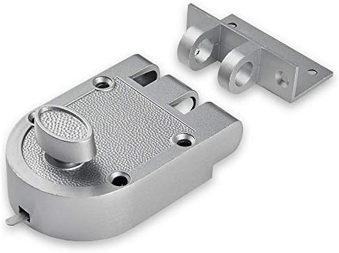 SUMBIN Jimmy Proof Riegel-Türschloss, silberfarben