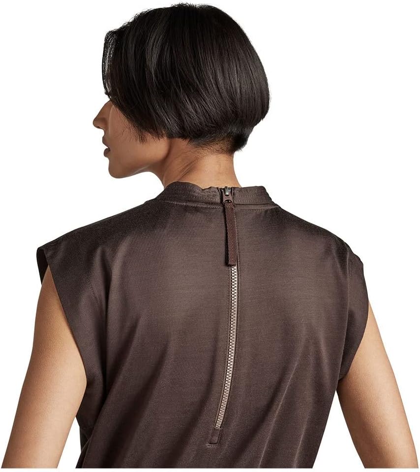 G-STAR Damen Wide Leg V-neck Jumpsuit Jumpsuit XS Braun (chocolat D22370-C813-285), XS Braun (chocol