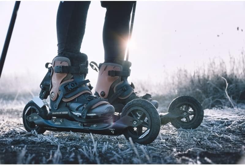 Powerslide Nordic Inline Skate XC Skeleton 150, für Off-Road, für Damen und Herren 43-49, 43-49