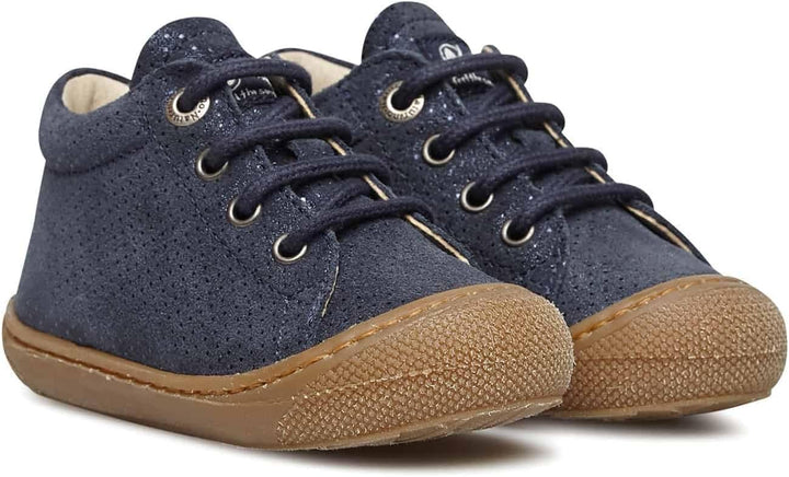 Naturino Lauflernschuhe aus Metallic 19 EU Blau, 19 EU Blau
