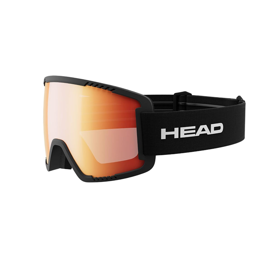 HEAD Unisex – Adult Contex Ski- und Snowboardbrille Skibrille (1er Pack) M rot/schwarz, M rot/schwar