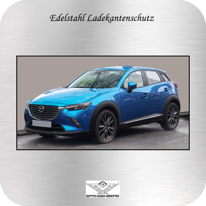 Spangenberg Ladekantenschutz Edelstahl passend für Mazda CX-3 SUV Typ DK ab Baujahr 05.2015-3235472