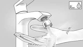 hansgrohe Waschtischarmatur Logis, Wasserhahn Bad mit Auslauf Höhe 110 mm, Badarmatur wassersparend,