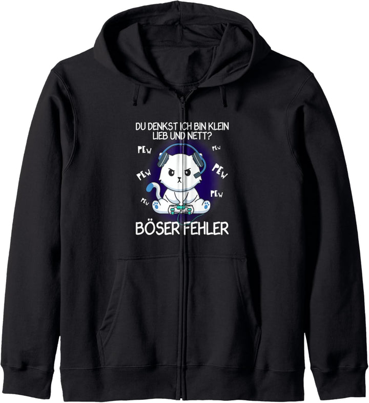 Du Denkst Ich Bin Klein Lieb Und Nett Böser Fehler Kapuzenjacke