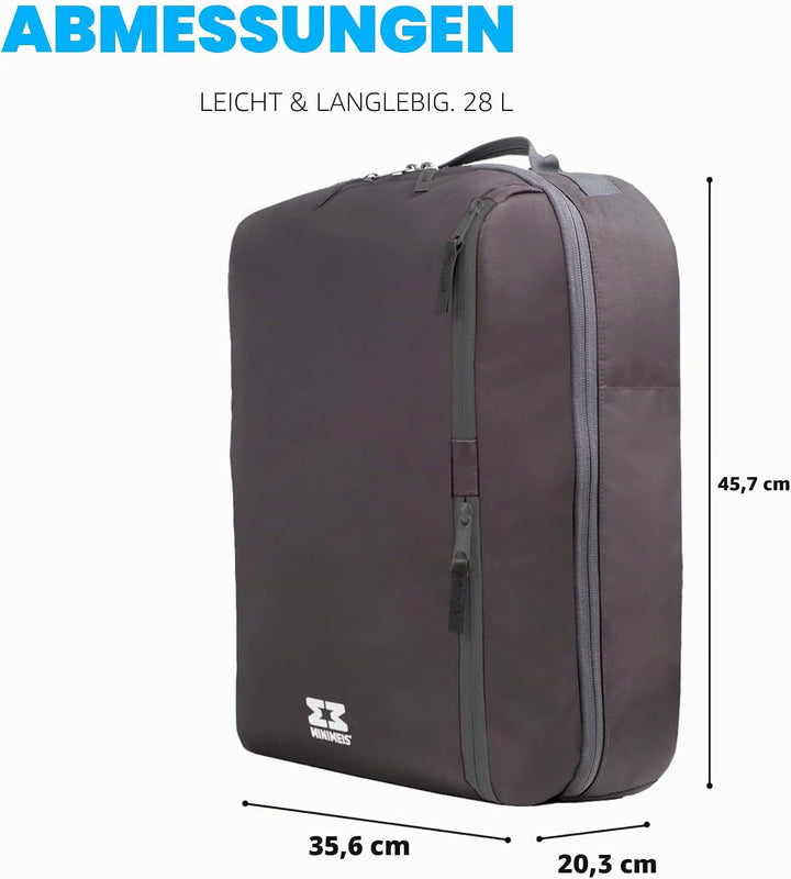 MiniMeis Backpack - der Rucksack passend zur G4 Kinder Schultertrage 28 Liter Anthrazit, 28 Liter An