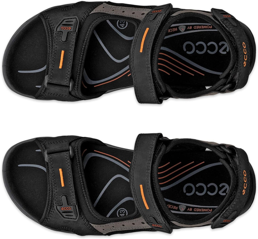 ECCO Herren Yucatan Sandal 40 EU Black Mole Black, 40 EU Black Mole Black