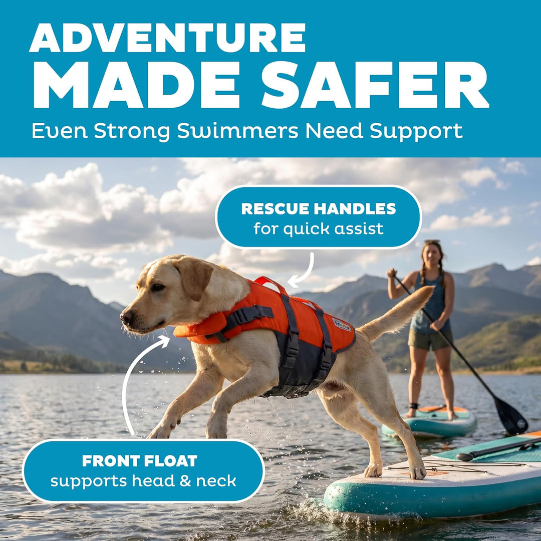 Kyjen 22021 Outward Hound Ripstop Quick Release Easy Fit Rettungsweste für Hunde, verstellbar, Gröss