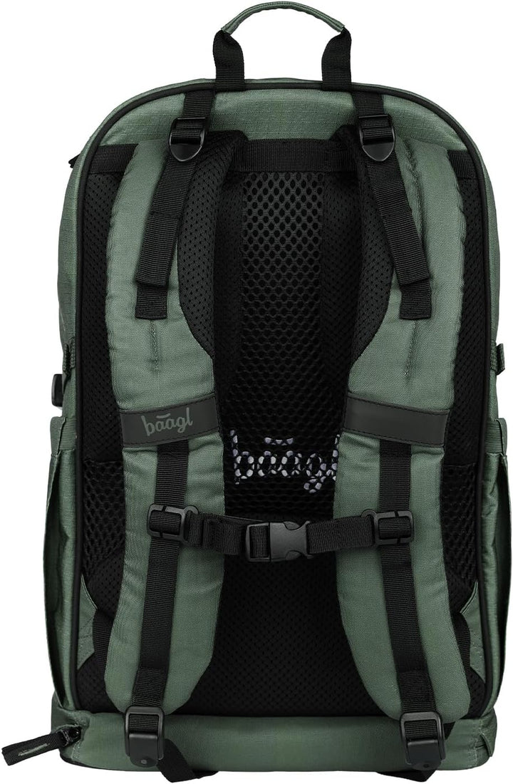 Baagl Schulrucksack Set Jungen Mädchen 3 Teilig - Schultasche ab 3. Klasse - Grundschule Ranzen mit