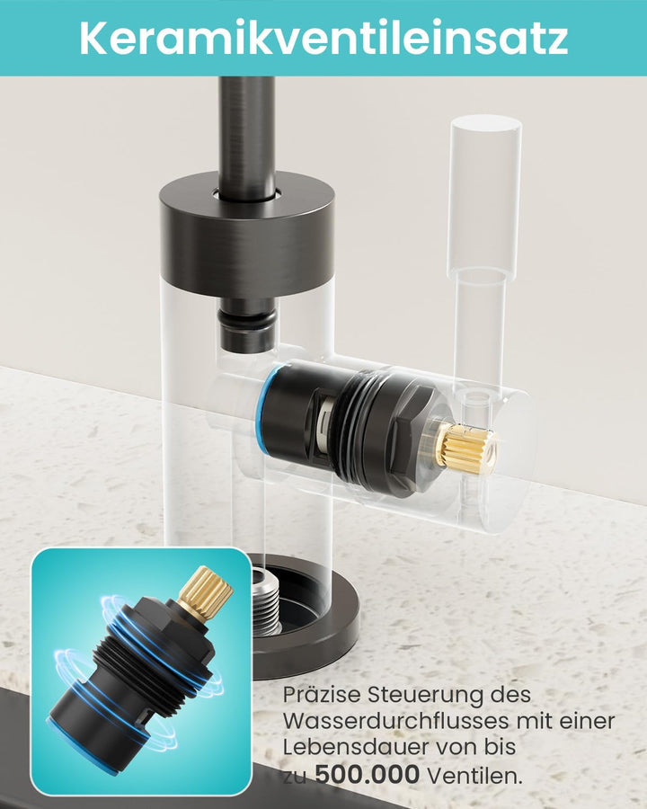 Trinkwasserhahn, Wasserhahn Küche Für Umkehrosmose Oder Wasserfiltersystem, Küchenarmatur Aus Edelst