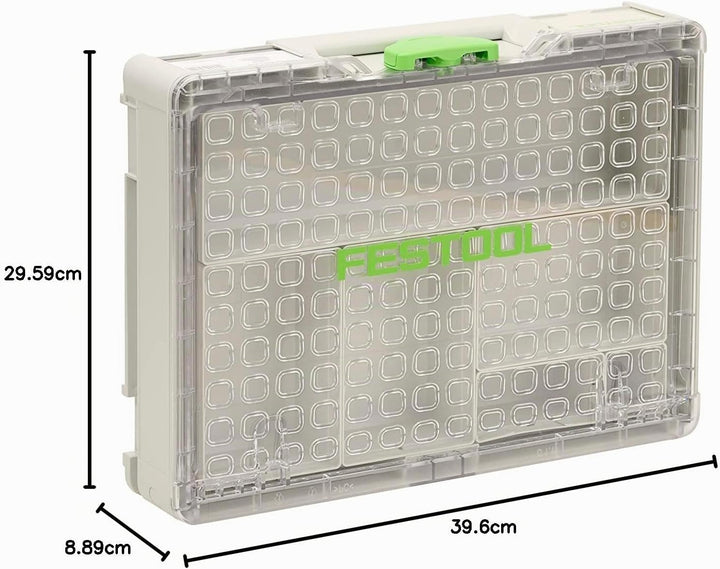 Festool Systainer³ Organizer SYS3 ORG M 89 6xESB (mit Einsatzboxen (50 x 50 x 68, 50 x 100 x 68, 100