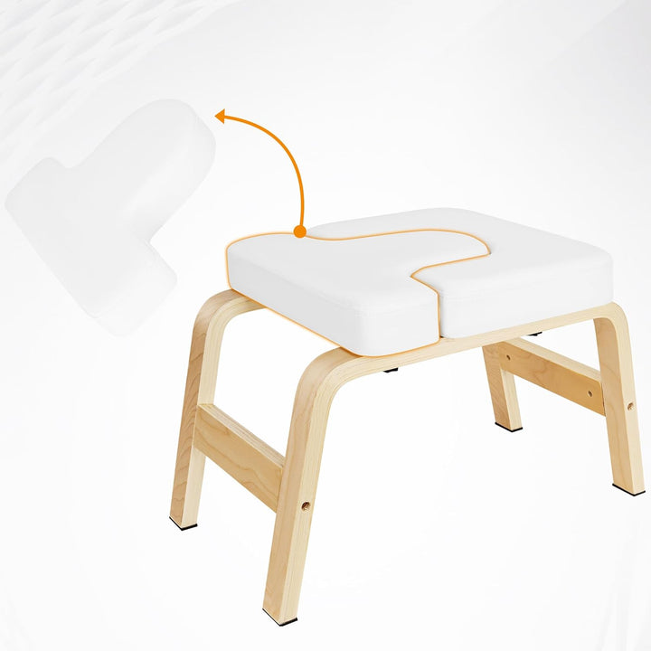 AKOZLIN Yoga Kopfstandhocker Hochwertiger Yoga Hocker inkl,150 kg 6,3 cm Dicke, wasserdichte Polster