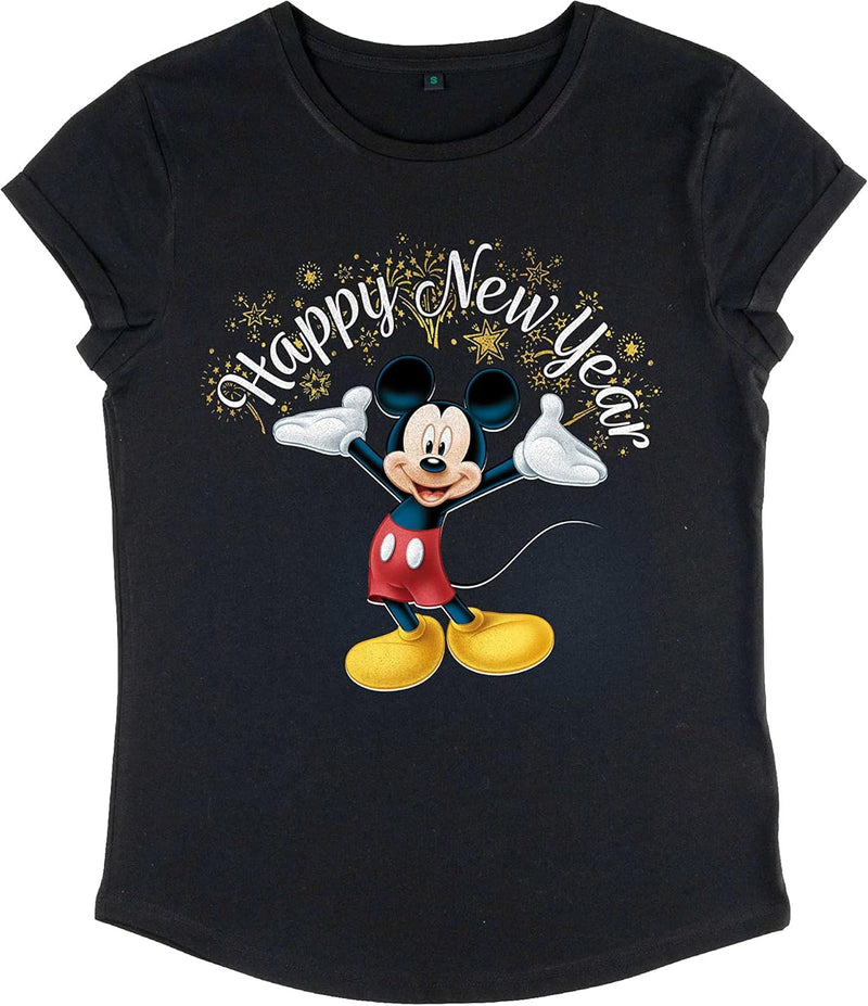 Disney Classics Damen Classic-Mickey Happy New Year Women&