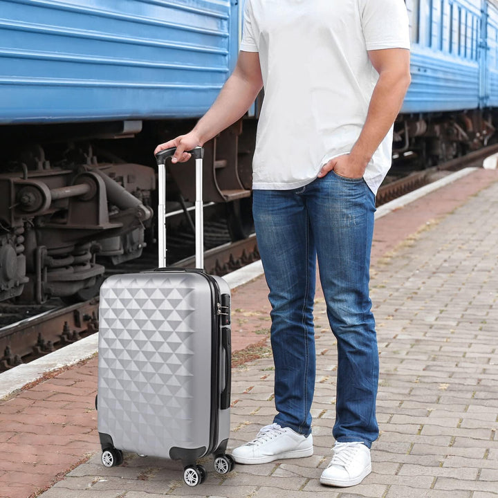 ITACA - Spielkoffer 4 Räder. Reisekoffer Set. Grosser, mittlerer Koffer und Kabinenkoffer. Reisekoff