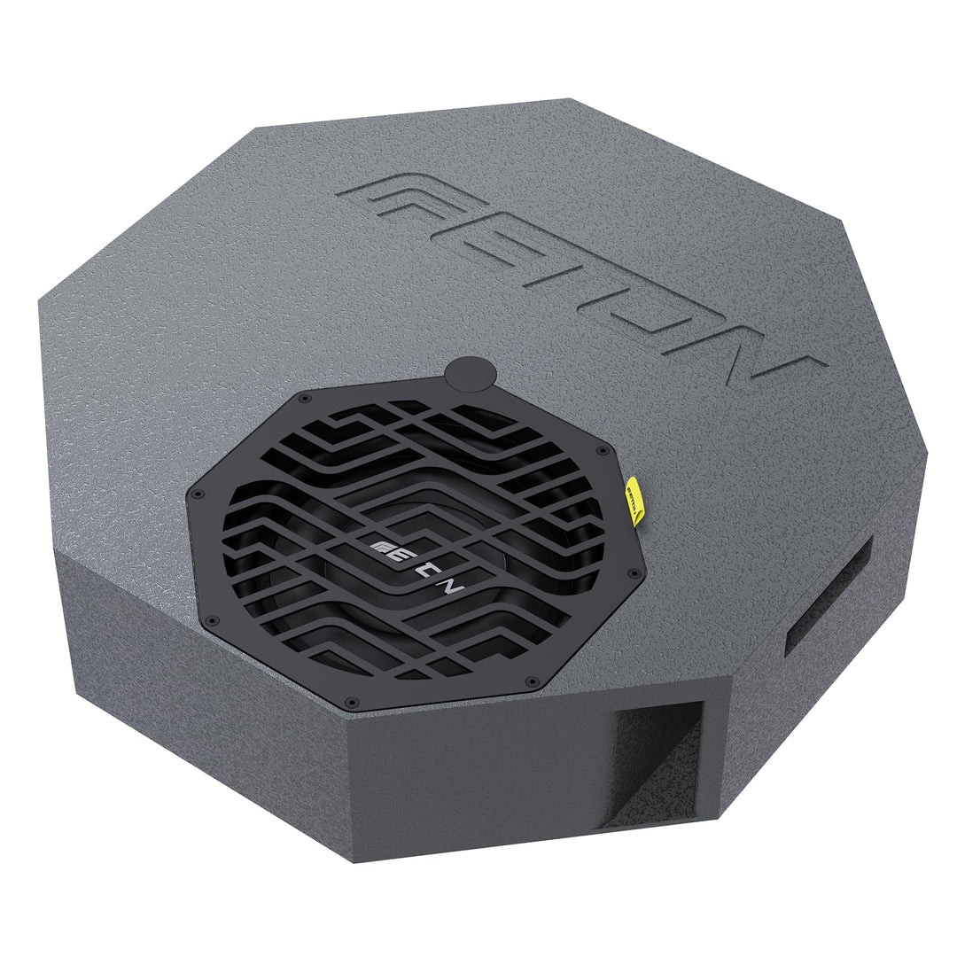 ETON Res 10 AR – Flacher Aktiv-Subwoofer für Reserverad-Mulde, aktive Bassreflex Bassbox mit potente