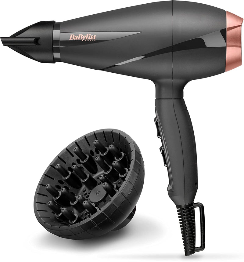 BaByliss Smooth Pro 2100 Haartrockner, Föhn mit leistungsstarken 2100 Watt, Made In Italy, Ionen-Tec