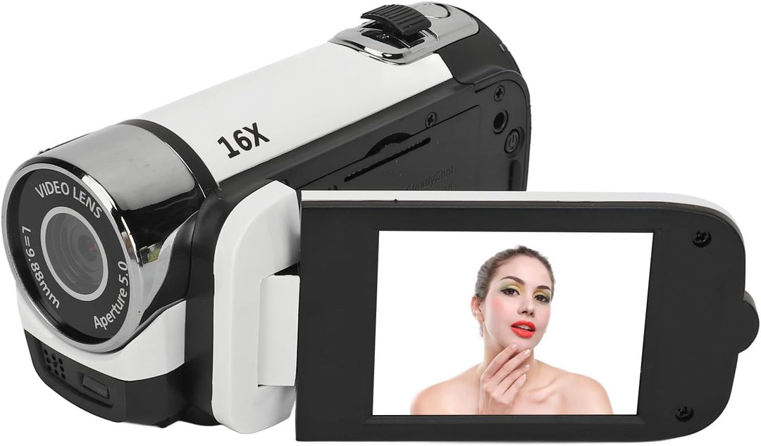 D90 1080P 16MP Digitalkamera 2,4 Zoll Schwenkbildschirm Camcorder 16X Zoom HD Videorecorder mit Füll