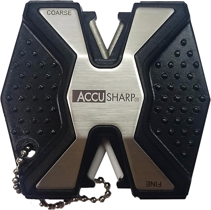 AccuSharp Messerschärfer Sharp and Easy Diamant Pro Rutschfester, Silber, ACCU-017C, Silber