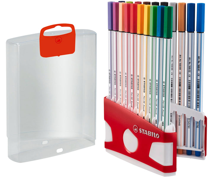 Premium-Filzstift mit Pinselspitze für variable Strichstärken - STABILO Pen 68 brush ColorParade - 2