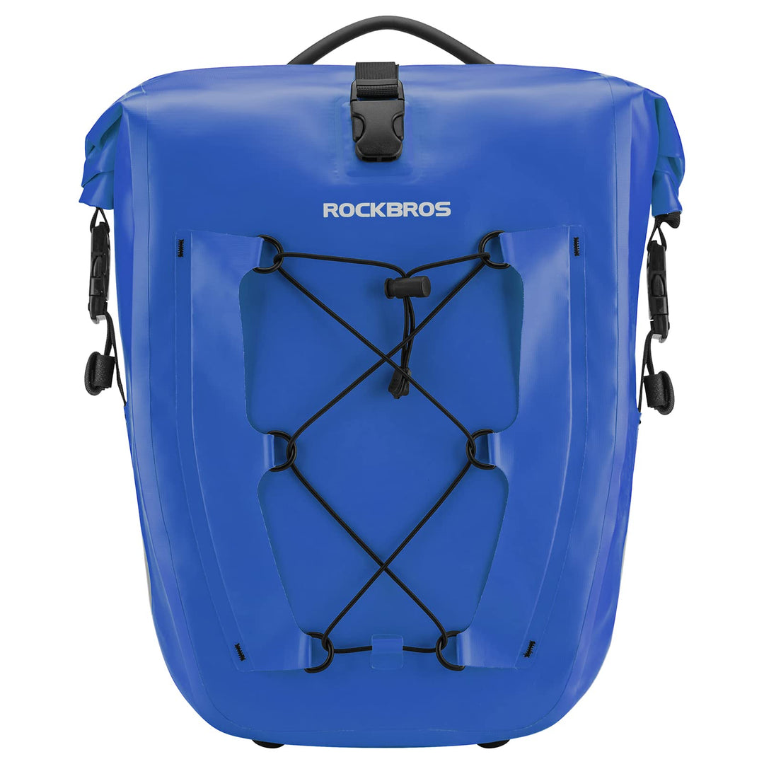 ROCKBROS Gepäckträgertasche Fahrradtasche für Gepäckträger 25L-32L 100% Wasserdicht Hinterradtaschen